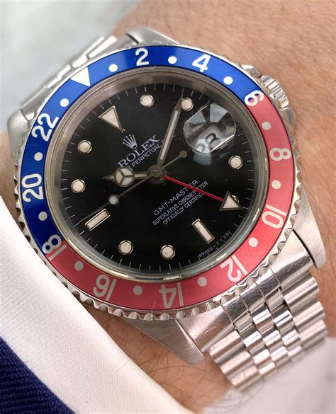 rolex gmt 16700 pepsi|rolex pepsi new price.